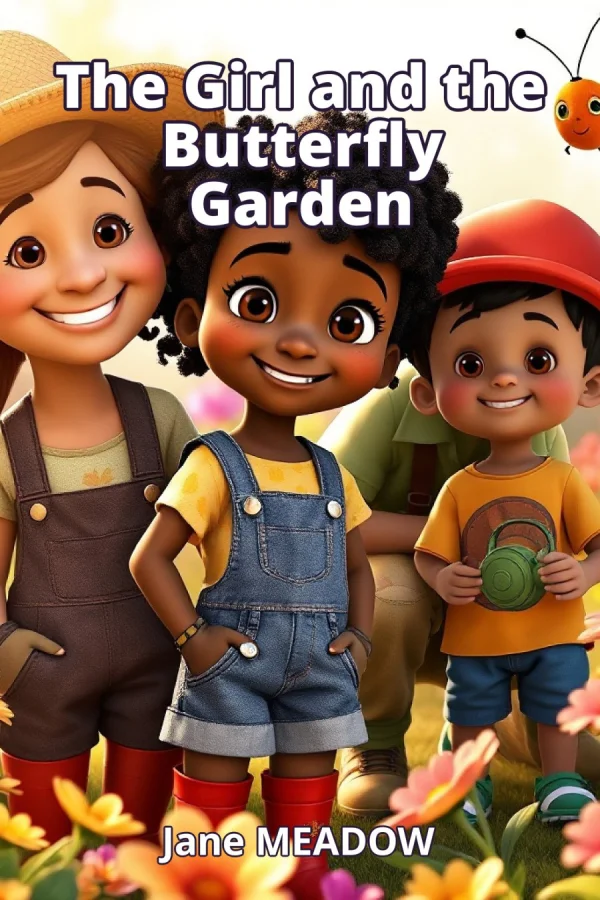The Girl and the Butterfly Garden