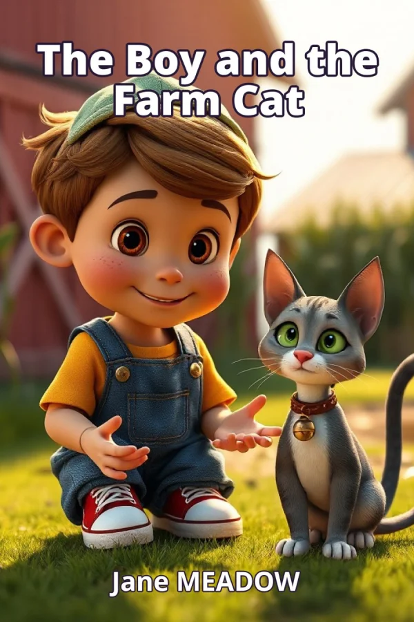 The Boy and the Farm Cat