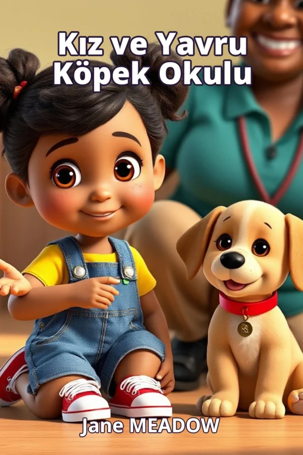 Kız ve Yavru Köpek Okulu