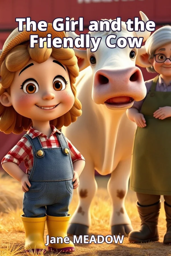 The Girl and the Friendly Cow