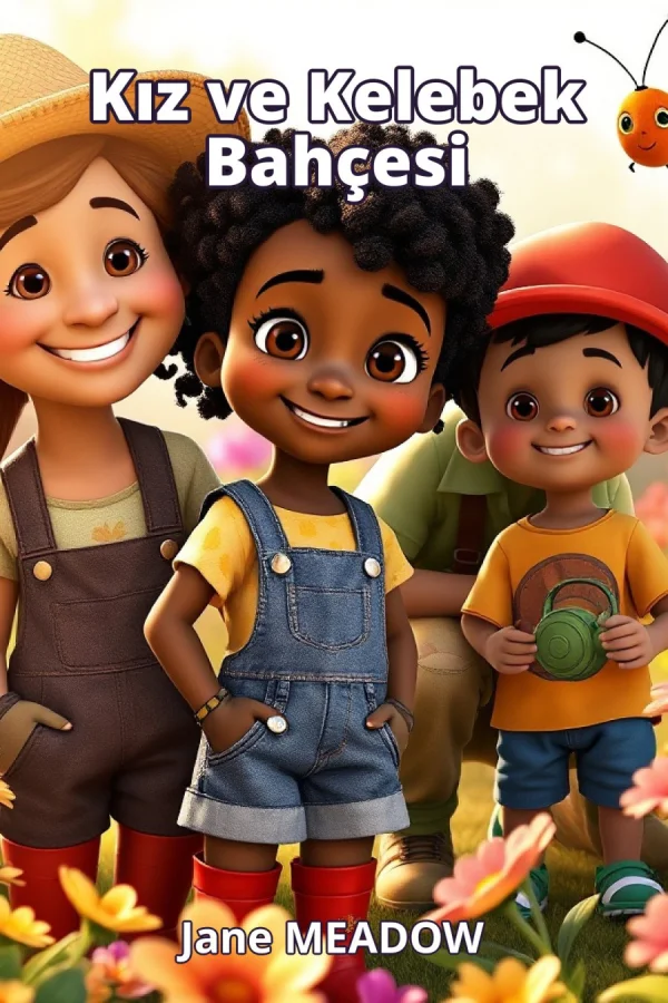 Kız ve Kelebek Bahçesi