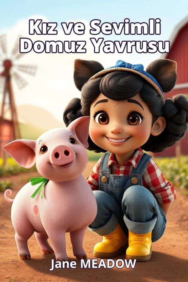 Kız ve Sevimli Domuz Yavrusu