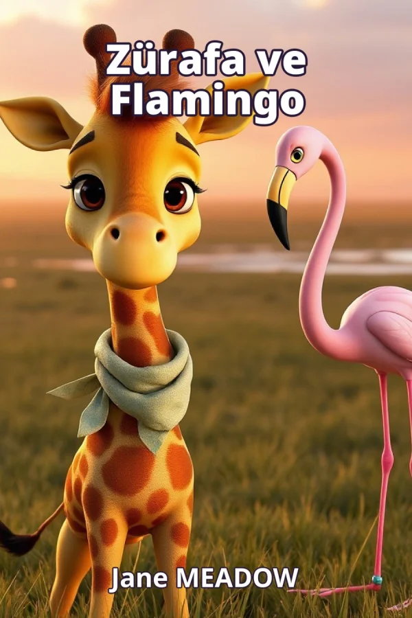 Zürafa ve Flamingo